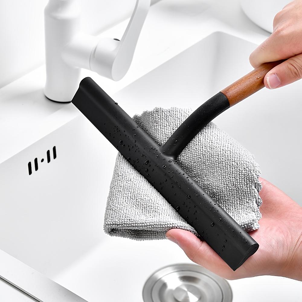 Tergicristallo in Silicone per la Pulizia di Lavelli da Cucina e Bagno, uno Strumento Domestico che Può Essere Appeso per un Facile Utilizzo