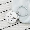 Cute Little Devil Stainless Steel Keychain INS Cartoon Style Fashion Backpack Pendant Practical Party Gift