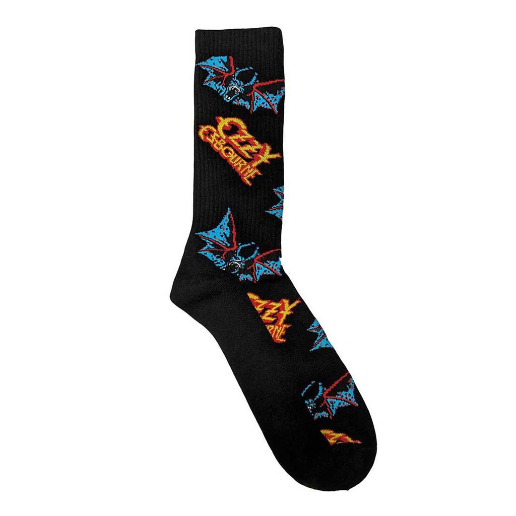 Ozzy Osbourne Unisex Adult Logos & Bats Ankle Socks