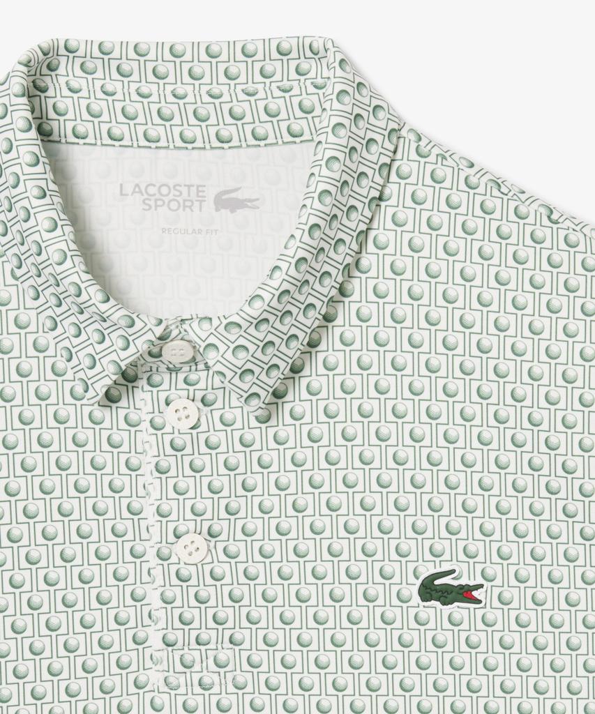 LACOSTE Men'S Golf Aop Short Sleeve Polo Shirt Dh4825-56G X0N