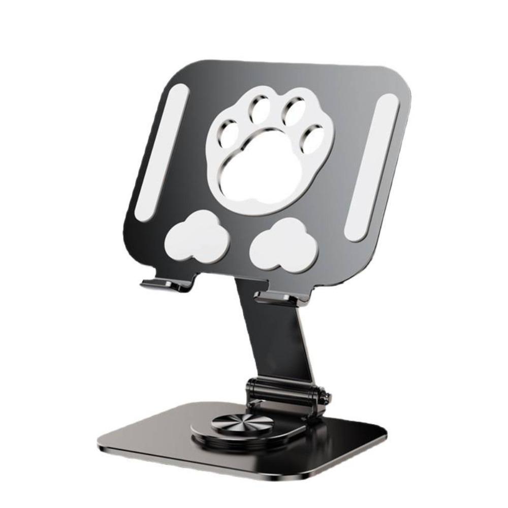 Rotating Cat Paw Tablet Stand Adjustable 360° Rotation Tablet Holder Foldable Multi Angle Tablet Phone Bracket Universal