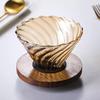 500ml Durable Glass Brewed Coffee Pot Brown Filtering Cup Glass Percolator Funnel Drip Pot Coffee Filter Home Coffee Supplies