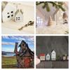 4Pcs Miniature Street Lights Easy Install Mini House Decor Realistic Sand Table Micro Landscape Supplies Mini Street Lamp