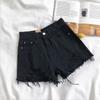 Women's Ripped Denim Shorts 2026 Summer New Style High-waisted Loose Slimming Korean Version Wide-leg Versatile Frayed Hot Pants Trendy