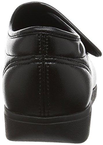 Kaiho Shugi Nursing Shoes (Single Foot, Right Foot) KHS-L011RT Black Smooth, Size 22.5cm, 3E
