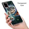Dragonball Z Saiyajin Transparente Silikonhülle für Samsung Galaxy S22 Pro S21 S20 FE Ultra S10 S10E Lite S9 Plus Handyhülle