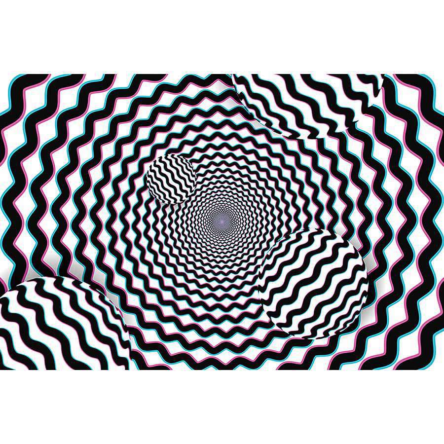 MOON.QG 3D Photography Wallpapers Backdrop Visual Illusion Background Swirl Geometric Home Wall Event Photo Studio Decorations