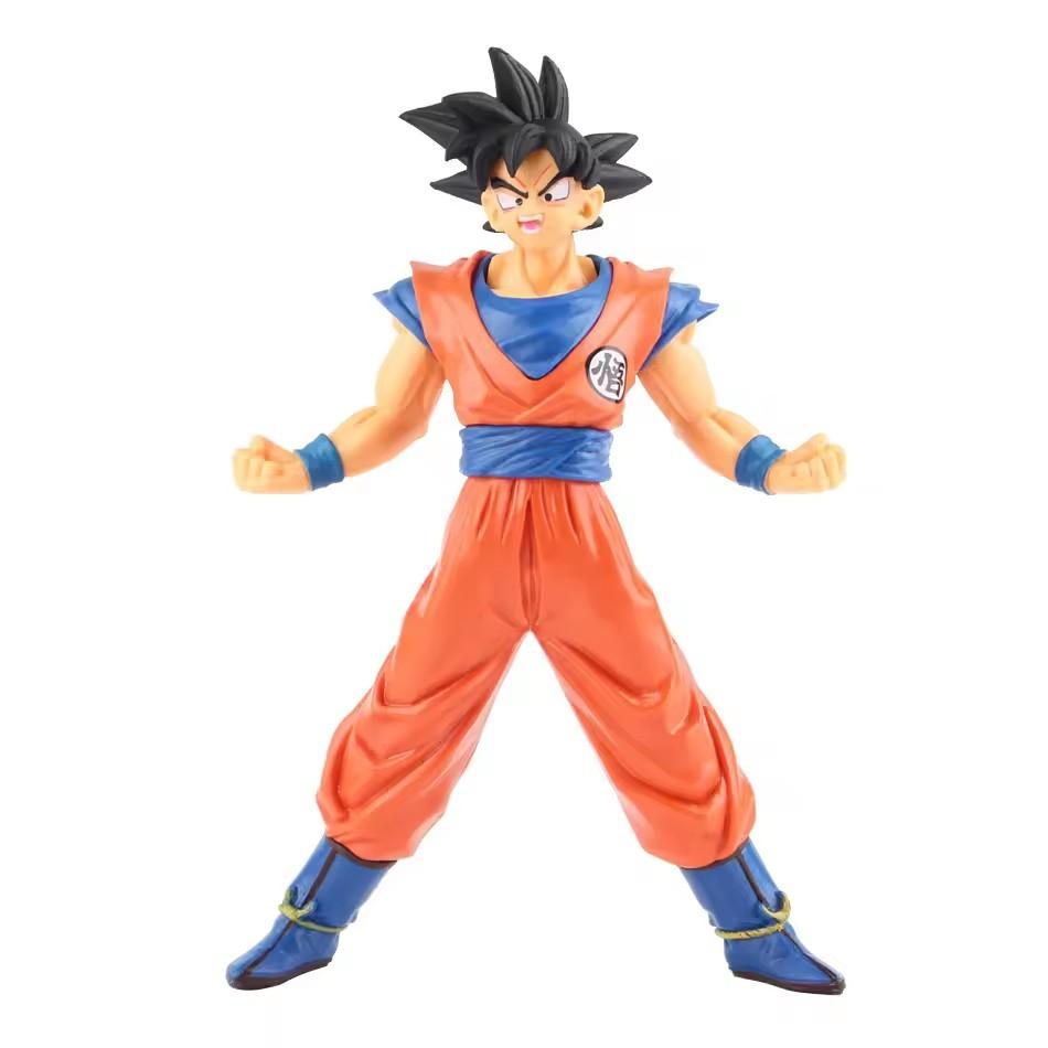 Anime 17-18CM Dragon Ball Z Super Saiyan Son Goku Broly Vegeta Anime Action Figure Model Gifts Collectible Figurines for Kids