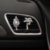 Car Perfume Clip Zcargel Bling Maple Leaf Aromatherapy Clip Diamond Vent Decorations Aromatherapy Clip For Car Air Outlet Car Coconut Palm