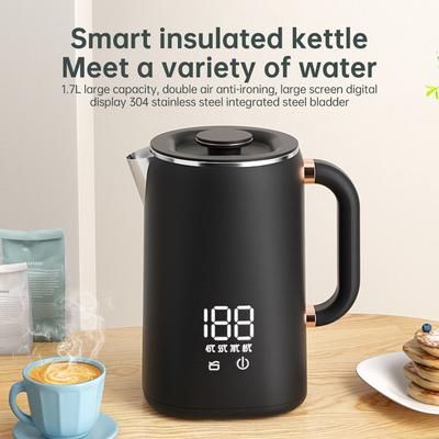 Electric Kettle for Making Tea, Boiling Water, 5 Temperature Settings, Automatic Shutoff, 57.5 Oz