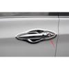 For Hyundai Elantra 2011-2016 Chrome Glossy Outside Door Bowl Cup Cover Trim 4X
