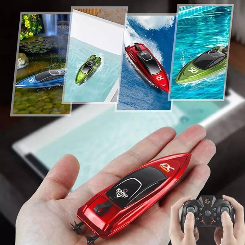 High-speed Mini Wireless Remote Control Boat Durable 2.4g Rechargeable Toy