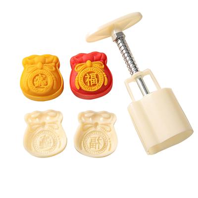 50g Langlebige Mondkuchenform Segensbeutelform Mungobohnenkuchenformen Kunststoffmaterial DIY Mondkuchenwerkzeuge zum Backen in der Küche