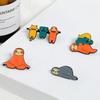 Animal Sloth Colorful Brooch Cute Cartoon Enamel Pin Perfect For Trendy Accessories Fashion