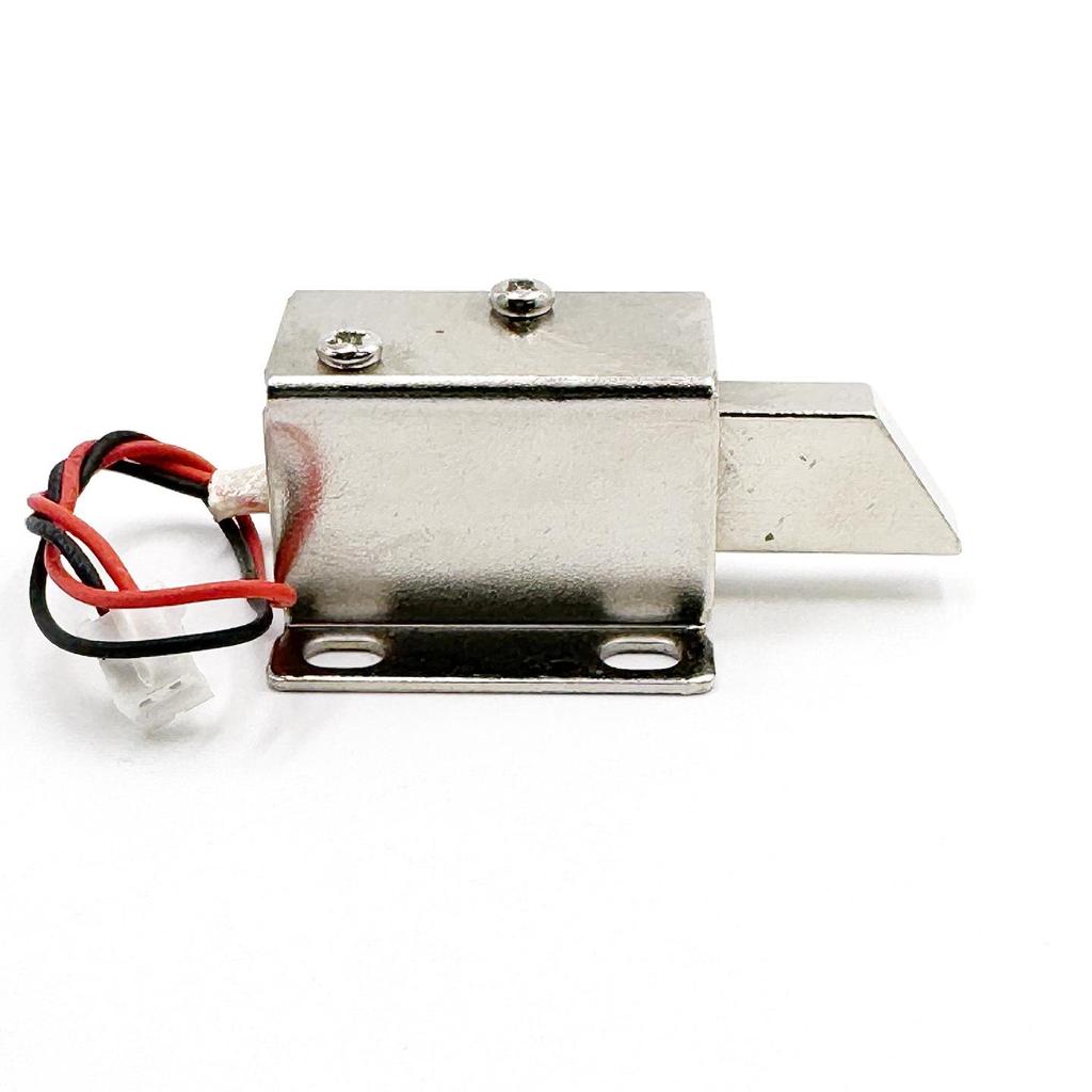 Serratura Elettrica di Controllo Hengda 12V DC, Tipo a Bullone Lungo, Serratura Solenoide a Corsa Retrattile 4,4mm