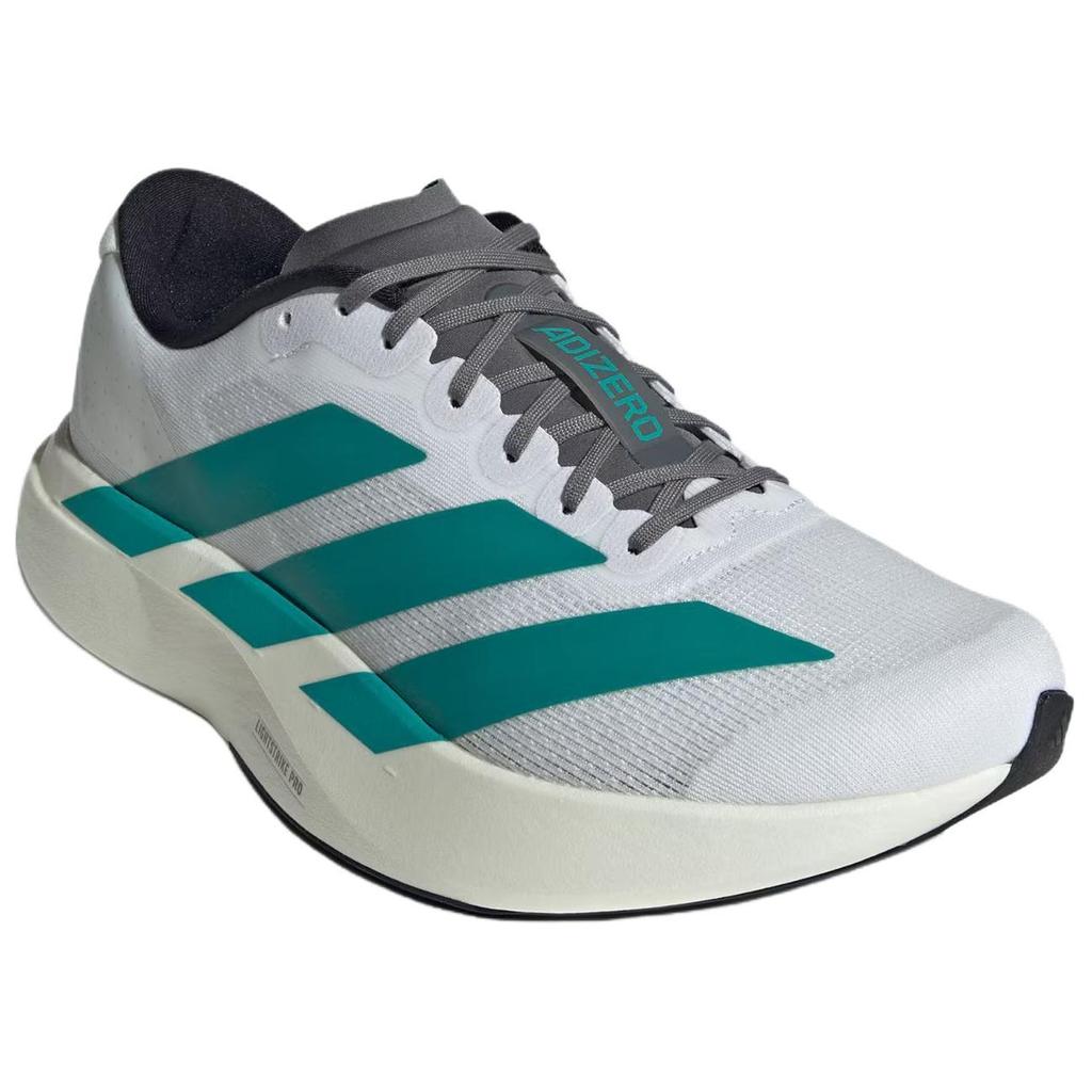 adidas Adizero Evo SL 'White Pure Teal' (Unisex) Cloud White / Pure Teal / Grey Four Running Shoes JS4487