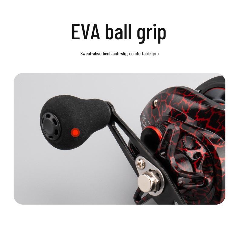 All-Purpose Long-Cast Black Bass Anti-Backlash All-Metal Water Drop Fishing Reel