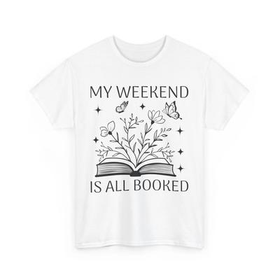 Buch T-Shirt | Booktrovert T-Shirt | Mein Wochenende ist komplett ausgebucht Shirt