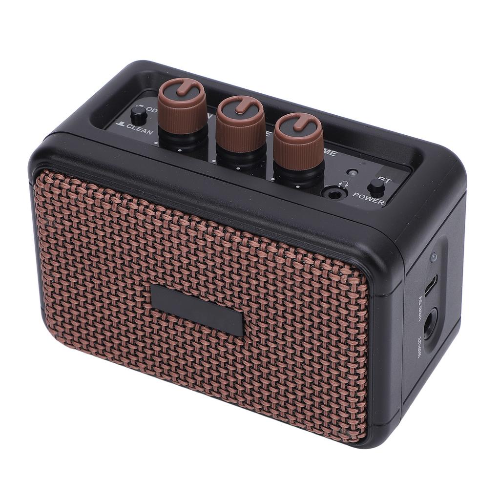 Electric Guitar Amplifier 6.35mm Interface Built In Double Speakers Bluetooth Portable Guitar Combo Amp