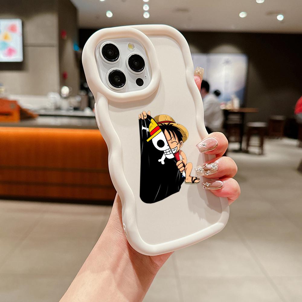 LZ28 One Piece Luffy Gear 5 Silicone Phone Cases for Samsung A15 A16 S23 FE S24 Ultra A34 A54 A14 A55 Motorola G32 E14 OnePlus Soft Cover