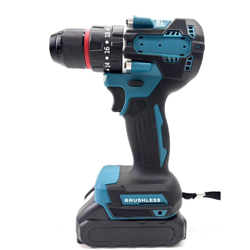 Cross 21V Brushless Hand Drill: Electric Screwdriver & Impact Drill with Multi-Speed Adjustment.