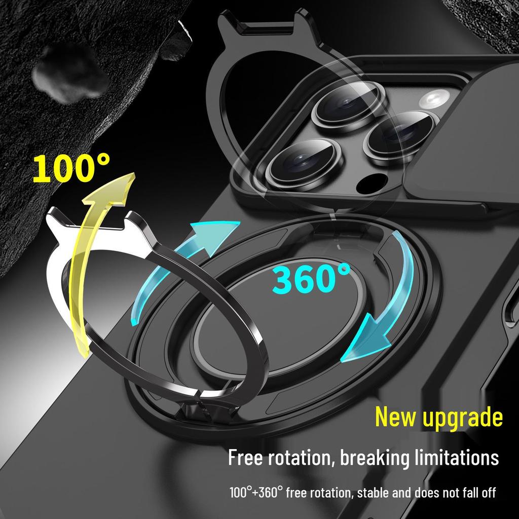 Linker Drop-Proof Stand Case for iPhone 17 Pro Max/16 Pro/15 Plus