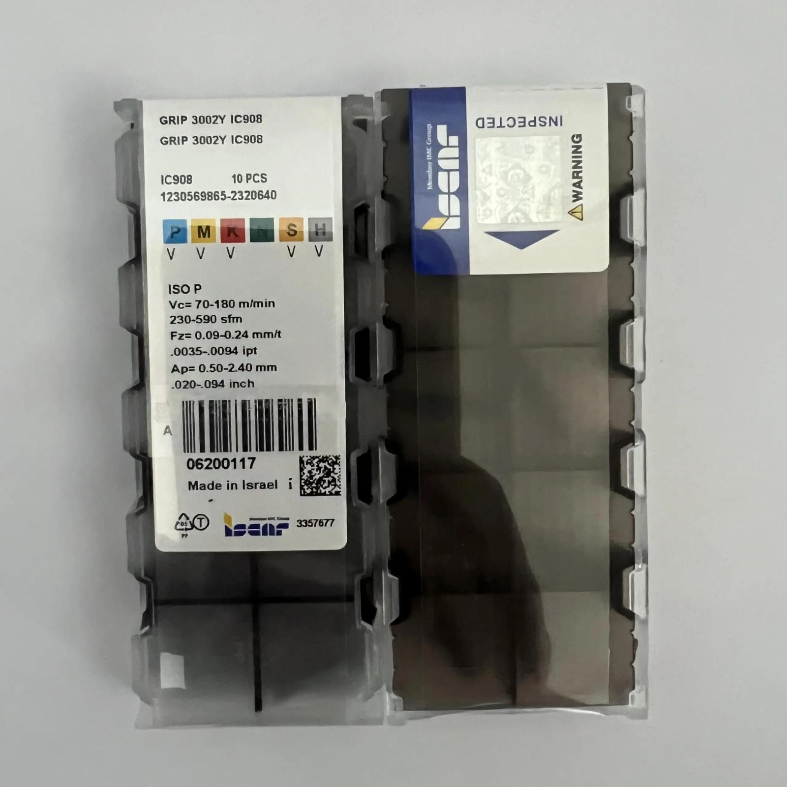 

ISCAR / GRIP3002Y IC908 / Промышленные сменные твердосплавные пластины 10 шт.