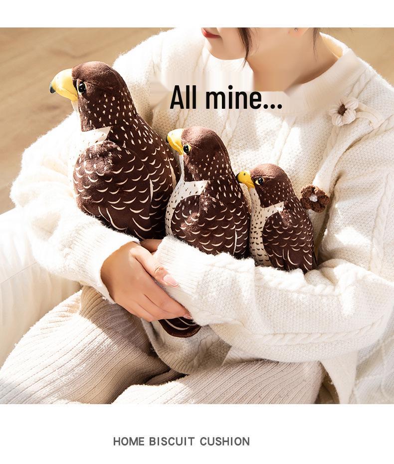 Small Eagle and Owl Plush Toy - Children's Cognitive Ornament and Photography Prop