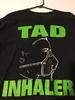 Tad Band Inhaler Bavlna Černá Plná Velikost Muži Ženy Tričko KN120 Unisex Tričko
