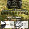 Tow Behind Dethatcher 72" 3-Point Lawn Dethatcher Rake with Attachments