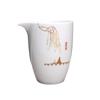 High-quality White Porcelain Fair Cup Teapot Hand Painted Tea Maker Kung Fu Tea Cup Gongdao Mug Teaware 280ml
