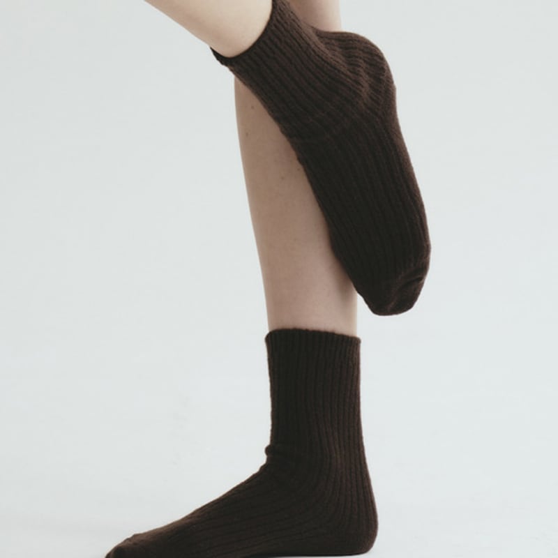 EAU CLAIR Wool Knit Socks 2 Pack