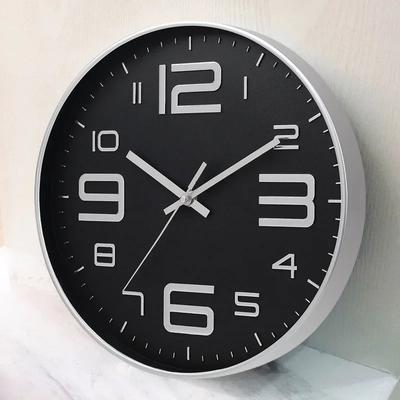 Relógio de parede simples e moderno, 8 espaços, cores doces, silencioso para relógios de tempo, ornamento para casa, quarto, dormitório, sala de estar, decoração
