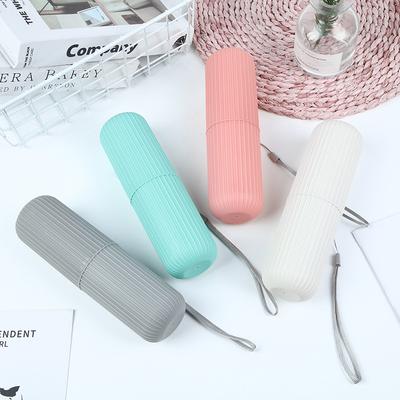 Travel Toileting Cup Toothbrush Cup Toothpaste Storage Box Portable Dental Appliance Box Toothbrush Bucket Simple Mouthwash Cup