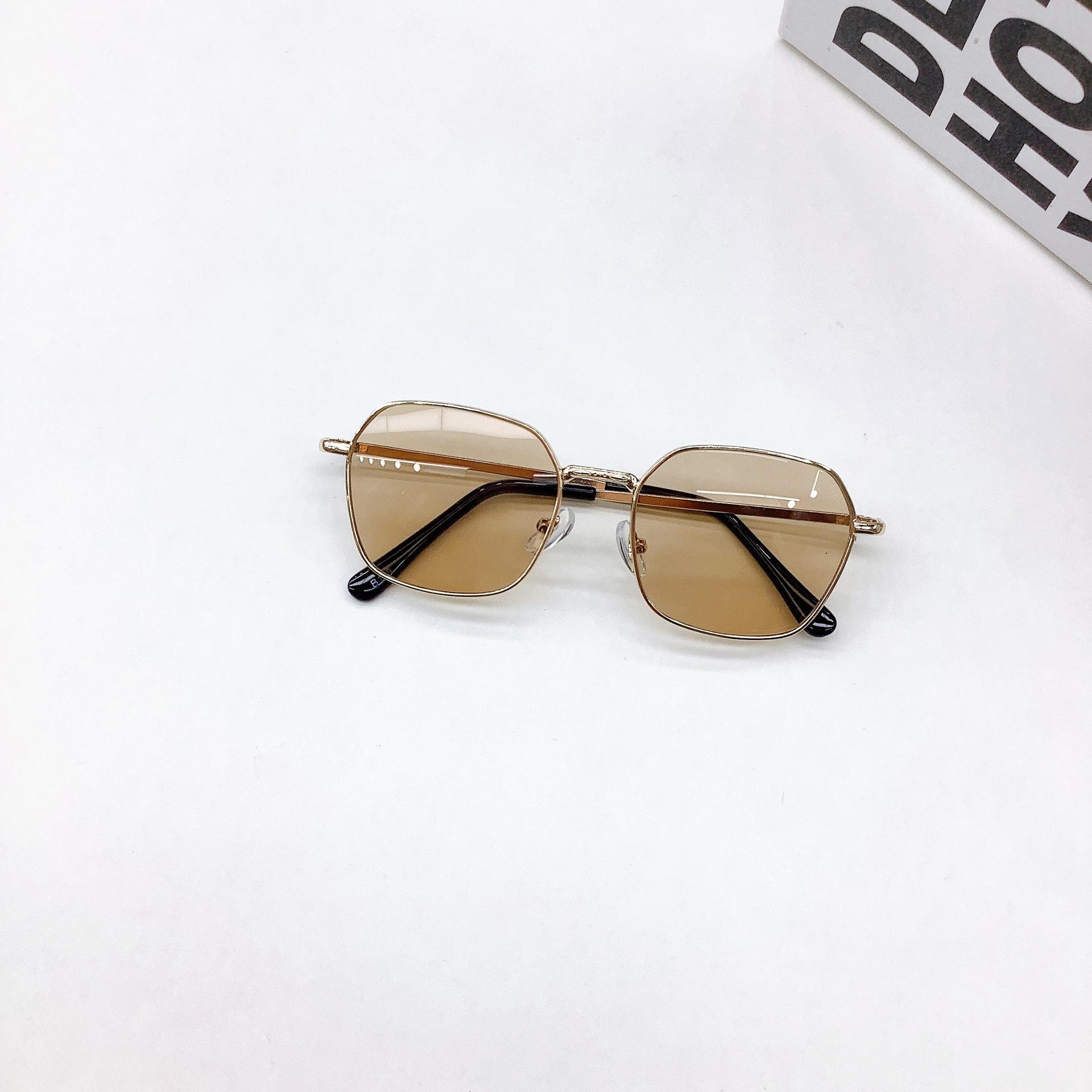 

Винтажные модные трендовые детские солнцезащитные очки с защитой от ультрафиолета Fashion Box Интернет-знаменитости Личность Детские солнцезащитные очки