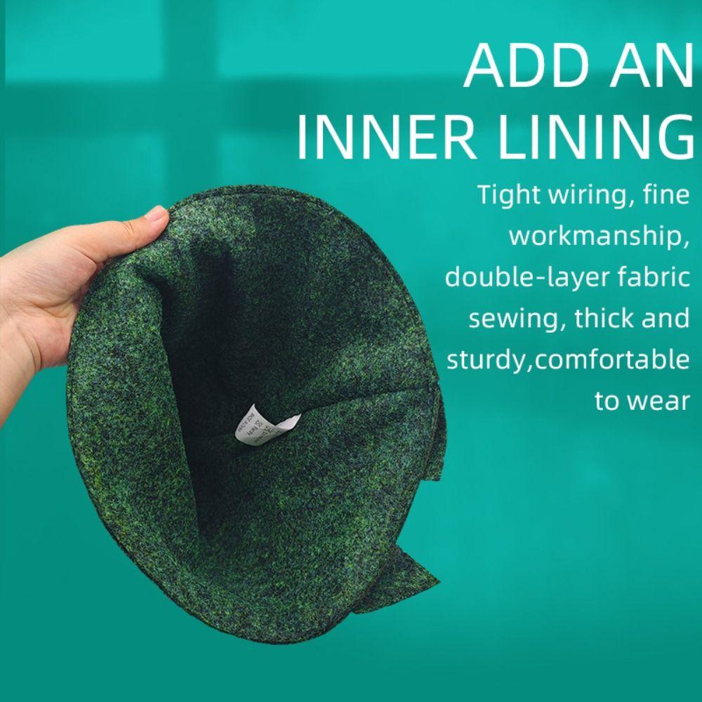 Polyester Peasecod Shape Hat Hair Decoration Pea Wizard Role Play Caps  Makeup Props