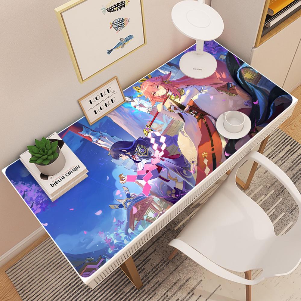 Genshin Impact Mousepad New Arrivals Gamer Speed Mice Retail Small Rubber Mousepad Size for big CSGO Game Desktop PC Laptop