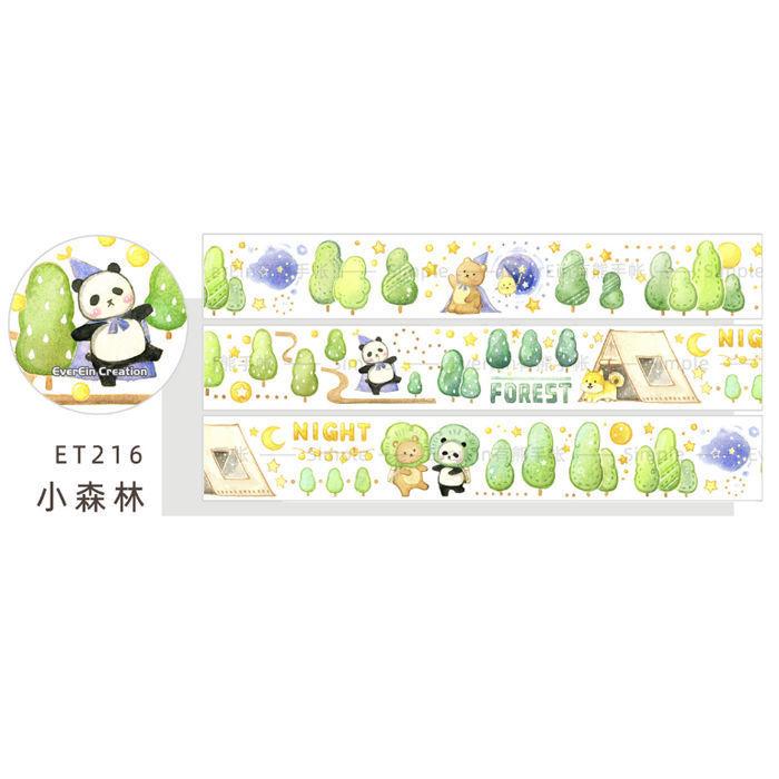 1pcs/1lot Decorative Adhesive Tapes Munchkin's Teeth Bear Masking Tapes Scrapbooking DIY Paper Japanese Stickers