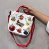Sesame Street Crossbody Bag, Female Cartoon Harajuku Student Canvas Bag, Female Single Shoulder Large Capacity Handbag Bag