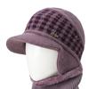 Hat Women's Autumn and Winter Fleece Thick Warm Ear Protector Wool Hat Cold-proof Cotton Hat