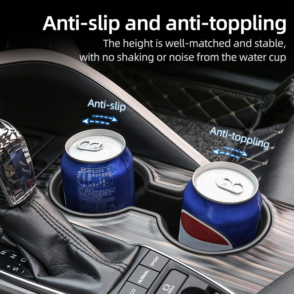For Toyota Camry 2018-2023 Silicone Front Cup Holder Liner Anti Slip Dustproof Central Console Interior Decor Car Accessories