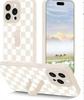 Leopard Print Invisible Ring Holder iPhone 16/15/17 Pro Max Drop-Proof Apple Case