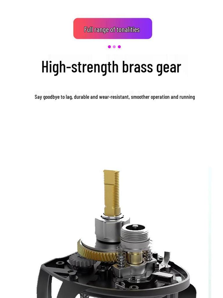 Black Bass Fishing Reel: Full Metal Spool, Rocker Arm, 7.1 Brake, Long Cast Winding Wheel