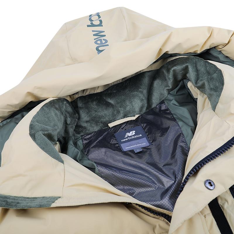New Balance Down Jackets Unisex Khaki Hooded Moderate Other NPA4N013-BEI