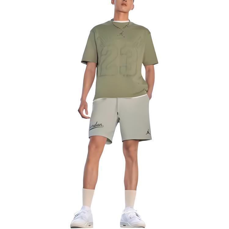 Jordan SS24 T Shirt Men's Oil Green HJ6542-386