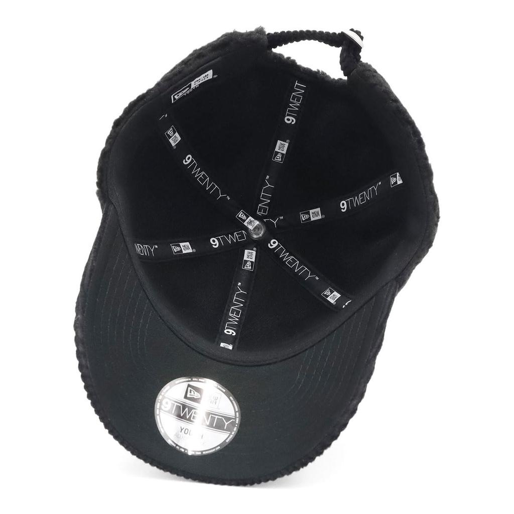 [New Era] New Era Dětská Kšiltovka Youth 9TWENTY 14507915 NER35C8613 Černá Hladká Boa Fleece ONSPOTZ Exkluzivní Chlapecká Dívčí Dětská Kšiltovka 920 Originální New Era Dětská