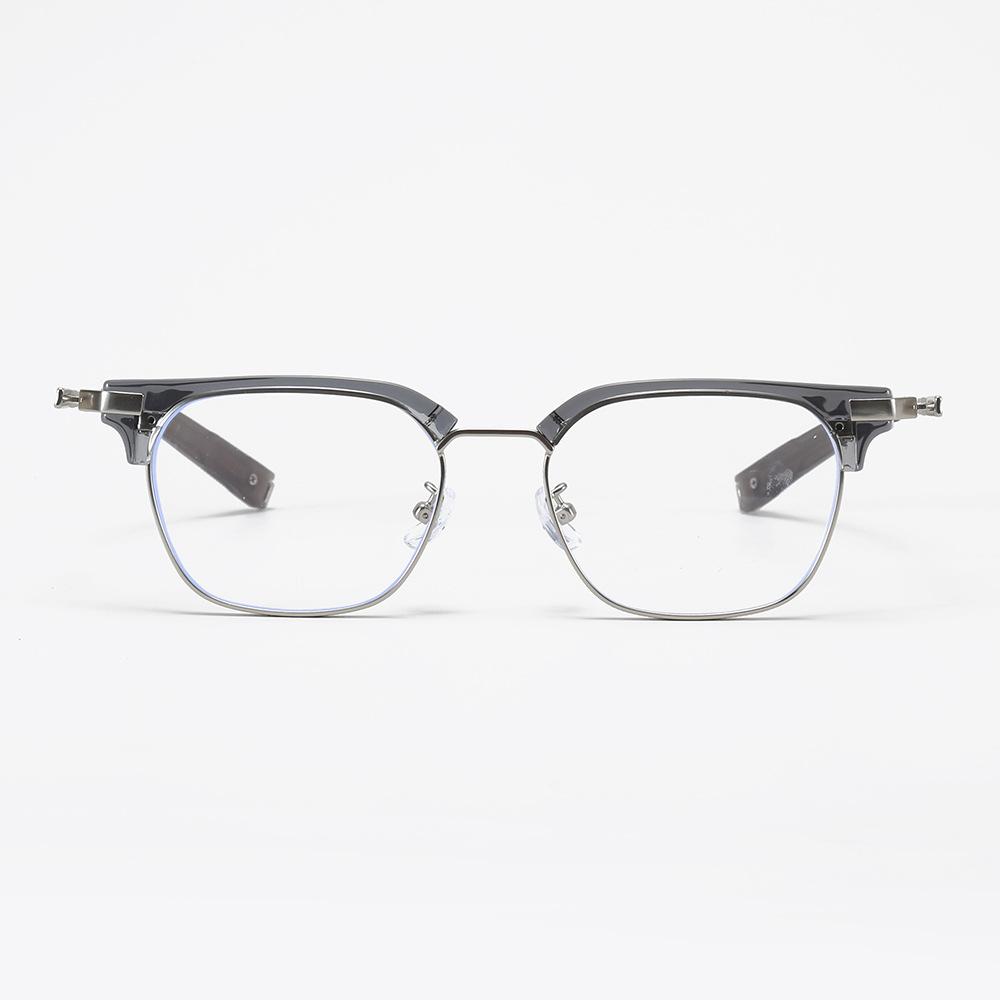 00179 Retro Day Eyebrow Frame Men'S And Women'S Myopia Glasses Frame Trendy Literary Flat Mirror Frame Can Be Matched With Degrees