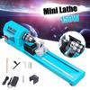 150W 12V-24V Cnc Mini Beads Machine Rotary Tool Set Miniature Lathe DIY Woodworking Lathe Grinding Polishing Beads Drill