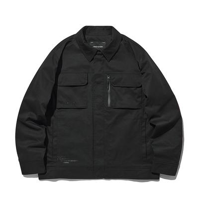Intercrew [24Ss] Zipper Point Trucker Jacket Black Ity1Uj05Abk