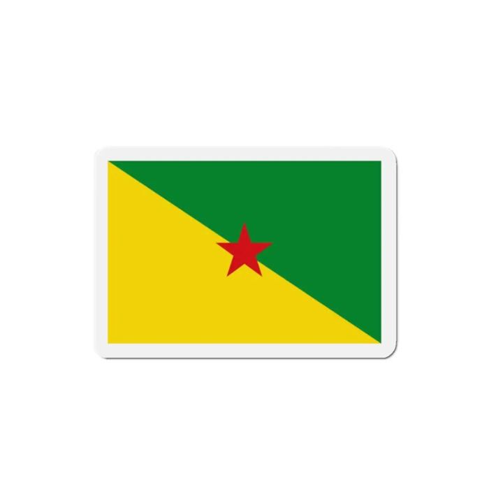 Aimant Drapeau Guyane - Multicolore - 9 cm - 50 pièces - Résine synthétique - Mixte